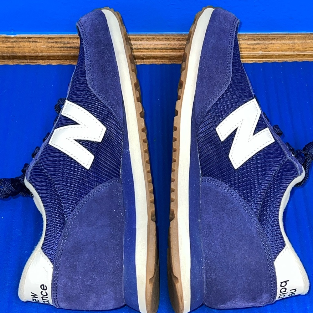 New Balance Mens 501 ML501CVC Blue Running Shoes Sneakers Size 10.5 Gum - Picture 6 of 8